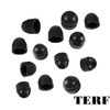 TERF® M5 Black Plastic Hex Nut Bolt Dome Cap Cover
