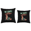 Worm Composter for Sustainable Soil Enrichment Fans Throw Pillow