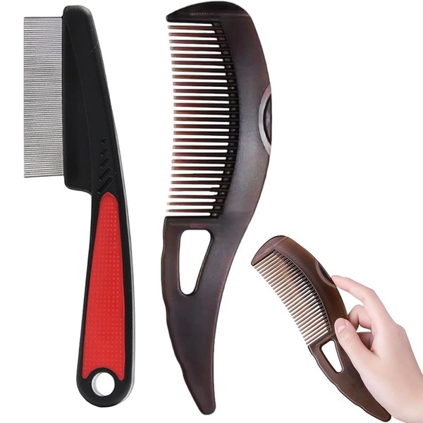 2 Piezas Peine Para Piojos, Scalp Brush, Piojos, Cepillo Para