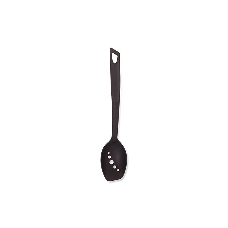 Norpro High Heat Nylon Spoon with Holes, Black