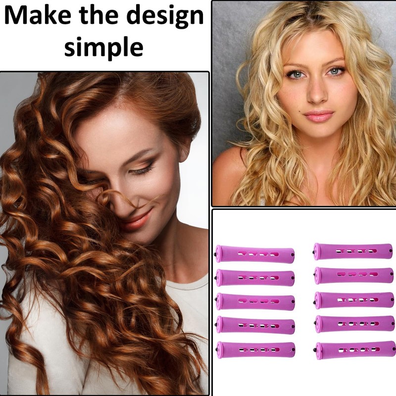 61Pcs Perm Rods Kit,30 Perm Rods 30 Perm Papers Perming