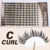 JMS&JMS Lash Clusters Kit Natural Cluster Lashes Invisible Band with