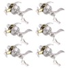 Gobrico 6 Pack Satin Nickel Keyed Alike Door Lever with