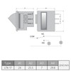Fielect LTK-17 Refrigerator Door Light Switch Momentary Fridge Switch Normally