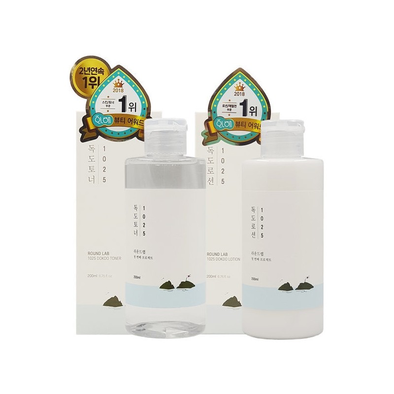 Round Lab 1025 Dokdo Toner 200ml + Lotion 200ml /