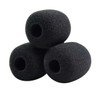 Cloud II Mic Foam Replacement for HyperX Cloud II/Mix/Alpha/Alpha Alpha-S/Cloud Chat Headset Microphone Pop Filter Cover (3 PCS)