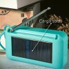 Maíz Bocina Lampara Portatil Carga Panel Solar Bluetooth Radio