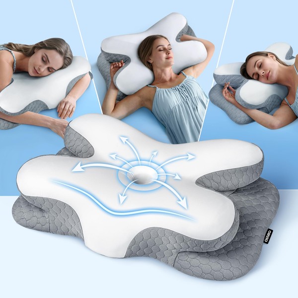 Osteo Enjoy Pain Relief Sleeping Cervical Neck Pillow, Ergonomic Contour