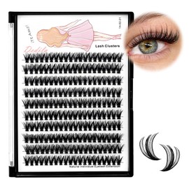 Dedila 8-22mm to Choose 20D/40D/60D/80D/100D Individual False Eyelashes Makeup Cluster Eyelashes Thickness 0.07mm D Curl Natural long Black Soft 3D Eye Lashes Extensions (40D-10mm)