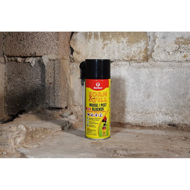 Red Devil 0918 Spray Foam & Filler Foam, 12 oz.,