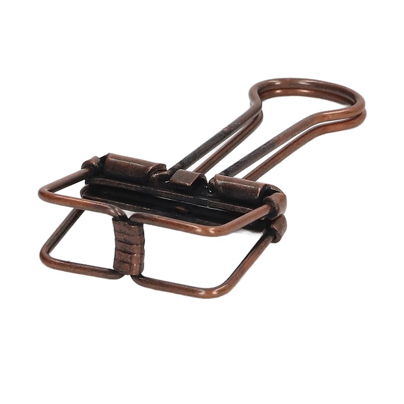 80Pcs Hollow Binder Clips 0.7in Sturdy Metal Hollow Out Strong