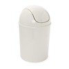 Umbra Mini Waste Can, 1.25 Gallon with Swing Lid (Linen)