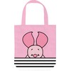 Winnie Tote Bag with Cartoon Forest Animal Print – Reusable