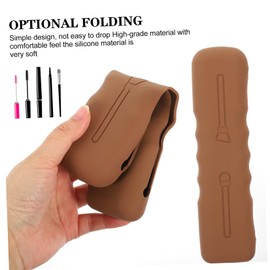 Baluue Makeup Brush Pouch Compact Organizer for Travel and Storage Protects Brushes for Makeup Artists and Women Deep