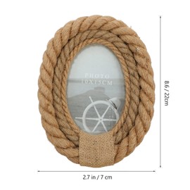 ORFOFE Photo Frame Rope for Decor Rustic Picture Holder for Living Room Bedroom Cafe and Office for