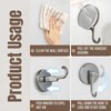Boxonly Suction Cup Hooks for Shower, Single Hook for Hanging