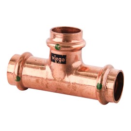 VIEGA 77387 Propress Zero Lead Copper Tee with 3/4" Press x Press (3-Pack)
