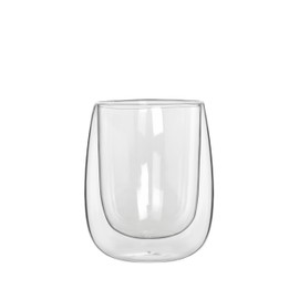 Bialetti Verona Double-Wall Glass Cups, 8.4 oz (250 ml), Set of 2, Espresso, Cappuccino & Iced Drinks, Clear