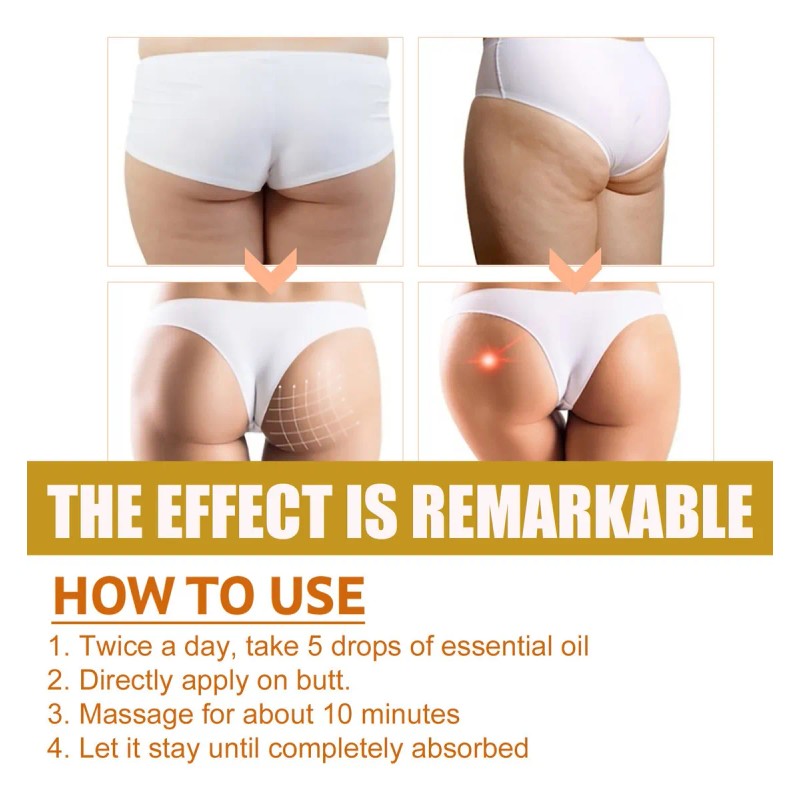 Crema De Masaje Para Realzar Glúteos En V, Cadera, Glúteos,