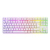 T-Dagger Teclado Gamer Mecánico Blanco Bora White T-TGK315 Blue Switch
