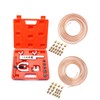 Racewill 25 ft 3/16" + 1/4" Copper Coated Brake Line
