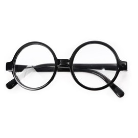 VIGUEUR Round Wizard Glasses - Wizard Costume Plastic Glasses For Dress Up