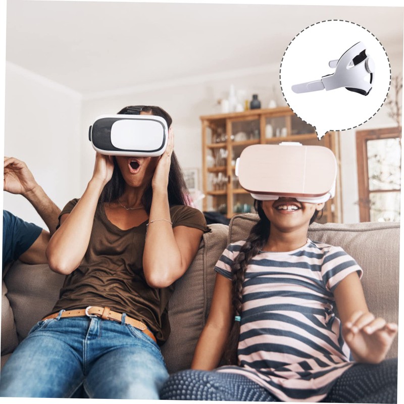 TEHAUX Adjustable Comfortable VR Headset Head Strap with Cushion for