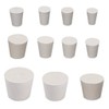 Heatigo Solid Rubber Stopper, 30 Pack White Solid Rubber Stopper