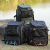 Fishing Backpack with Rod Holders,900D Oxford Water-Resistant Fishing Gear,42L Large