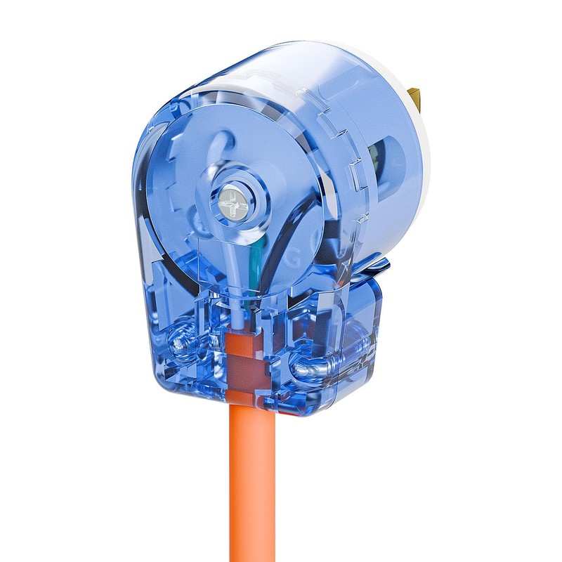Nema 5-15P 90 Degree Right Angle Plug - 10 Pack,