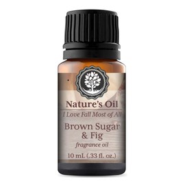 Brown Sugar & Fig Fragrance Oil 10ml for Autumn Diffuser Oils, Making Soap, Candles, Lotion, Home Scents, Linen Spray and Lotion
