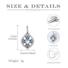 Celtic Earrings 925 Sterling Silver Irish Earrings Celtic Knot Earrings Leverback Earrings Celtic Earring Jewelry Gifts for Women Girls