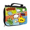 Wash Bag with Name Vin and Comic Design for Boys