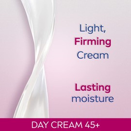 NIVEA Anti-Wrinkle and Firming Day Cream (50ml), Moisturiser for 45+ Skin, With Shea Butter, Apricot Kernel Oil, and SPF for Enhanced Daily Skin Care