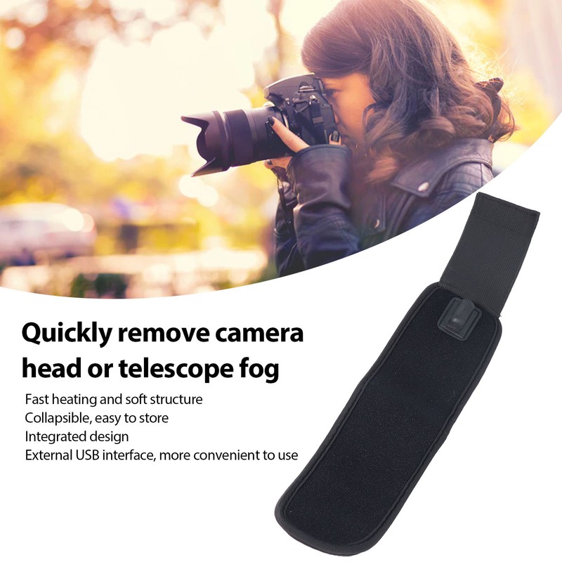 Lens Warmer Telescopic Camera Heater Defogging Defrosting Strip Heating Band