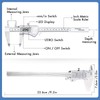 Simhevn Electronic Digital Calipers, inch and Millimeter Conversion,LCD Screen displays