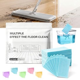 100pcs Multi-Surface Floor Cleaner Tablet, 2026 Upgraded Floor Cleaning Solution Tablets, Dissolvable Pre-Measured Deep Cleaning Cleaning Solution, for Tile & Vinyl Floors(Blue)