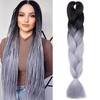 Benehair Braids Extensions Ombre Jumbo Kunsthaar zum Einflechten Box Braids