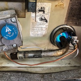 91603 Water Heater Pilot Assembly For Atwood (91214) ，Includes Pilot Thermocouple Kit，Propane Gas RV Water Heater Parts For Dometic Atwood 91603 12" Replacement RV,Camper,Trailer Jade Pilot Assembl