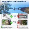3/16 Stainless Steel Cable with 4 Turnbuckle, 100ft, 7x19 Strands