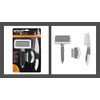 Smart Choice Pet Grooming 3-Piece Set, Black/White & Grey/White, 0.25