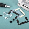 uxcell 4Pcs Glass Hinge Gasket, Shower Doors Hinge Plastic Glass