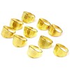 Operitacx Thimble Thimbles Collectable Rubber Thimbles for Paper Thimbles for