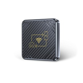 TKMARS CarPlay Wireless Adapter, 2-in-1 Wireless CarPlay Dongle Box for Apple and Android Phones, CarPlay Android Auto Plug & Play, Low Delay