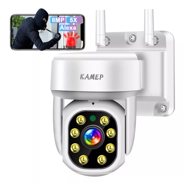 KAMEP Cámara De Seguridad KAMEP S5 Con Resolución De 8MP