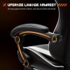 SMUG Ultimate Gaming Throne Ergonomic Computer Chair with Footrest, Adj.