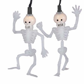 Kurt Adler 10-Light Dancing Skeleton Light Set