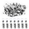 Enenes Pin Style Combi Clip Horizontal Name Badge Holders,ID Card
