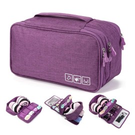 PUBAMALL Organizador de cajones Ropa de viaje Bolsa de acabado - Ropa interior Bolsas de almacenamiento de sujetadores, para ropa interior, sostenes, 