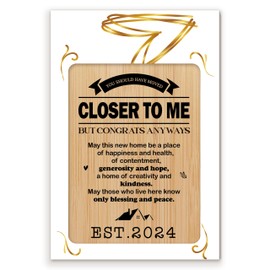 ZIIUFRN Funny House Warming Gifts, Housewarming Gift 2024, New Home Gift Idea for Couple Neighbor Friends, Cutting Board Set-A03
